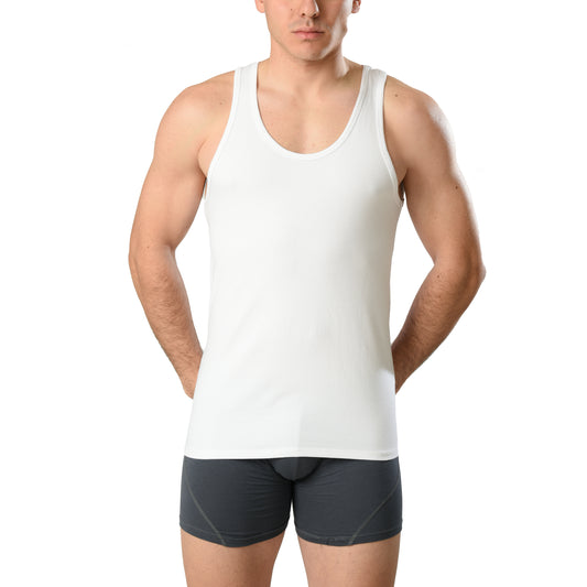 Tank Top Wide Neck Slim Fit